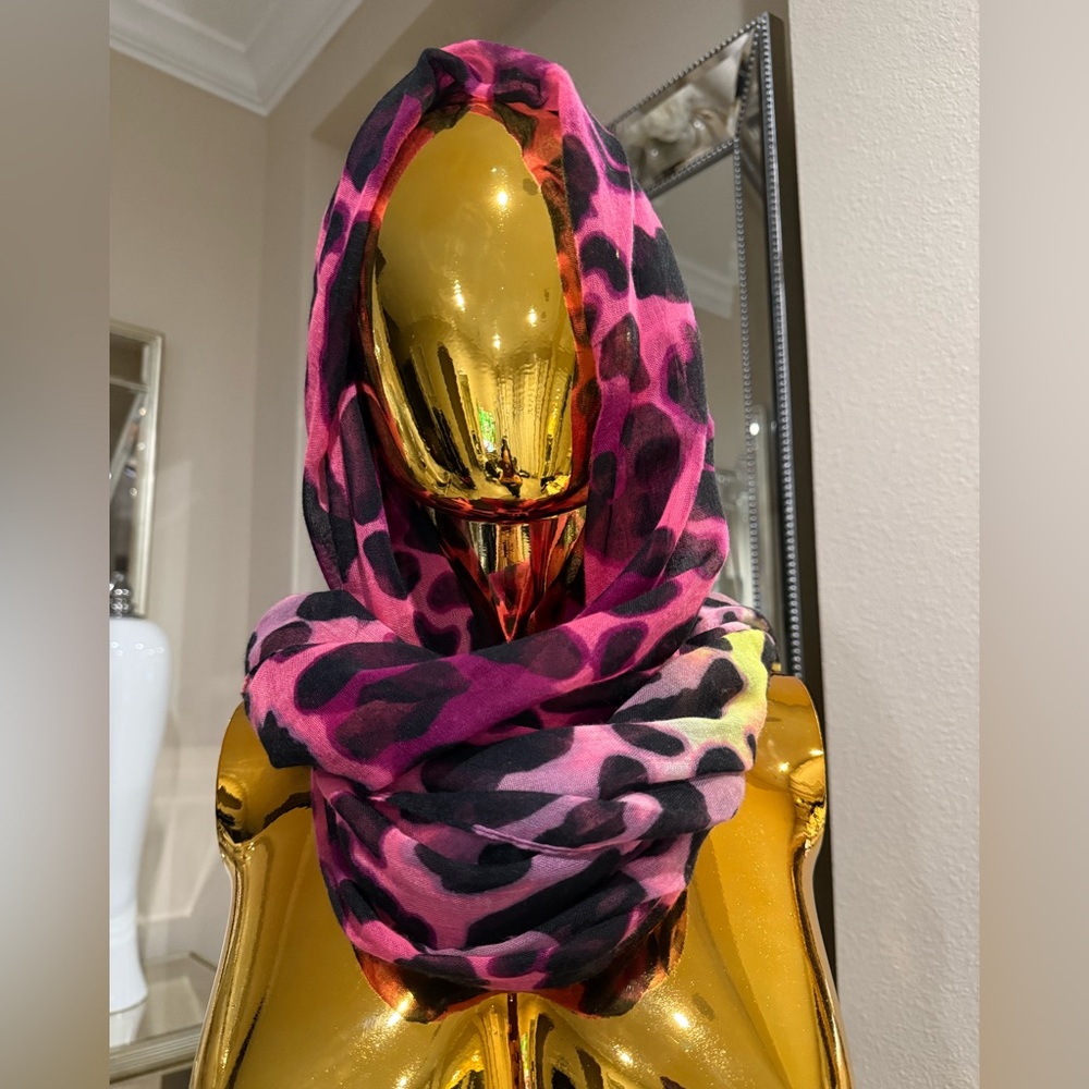H&M Multicolor Patterned Scarf